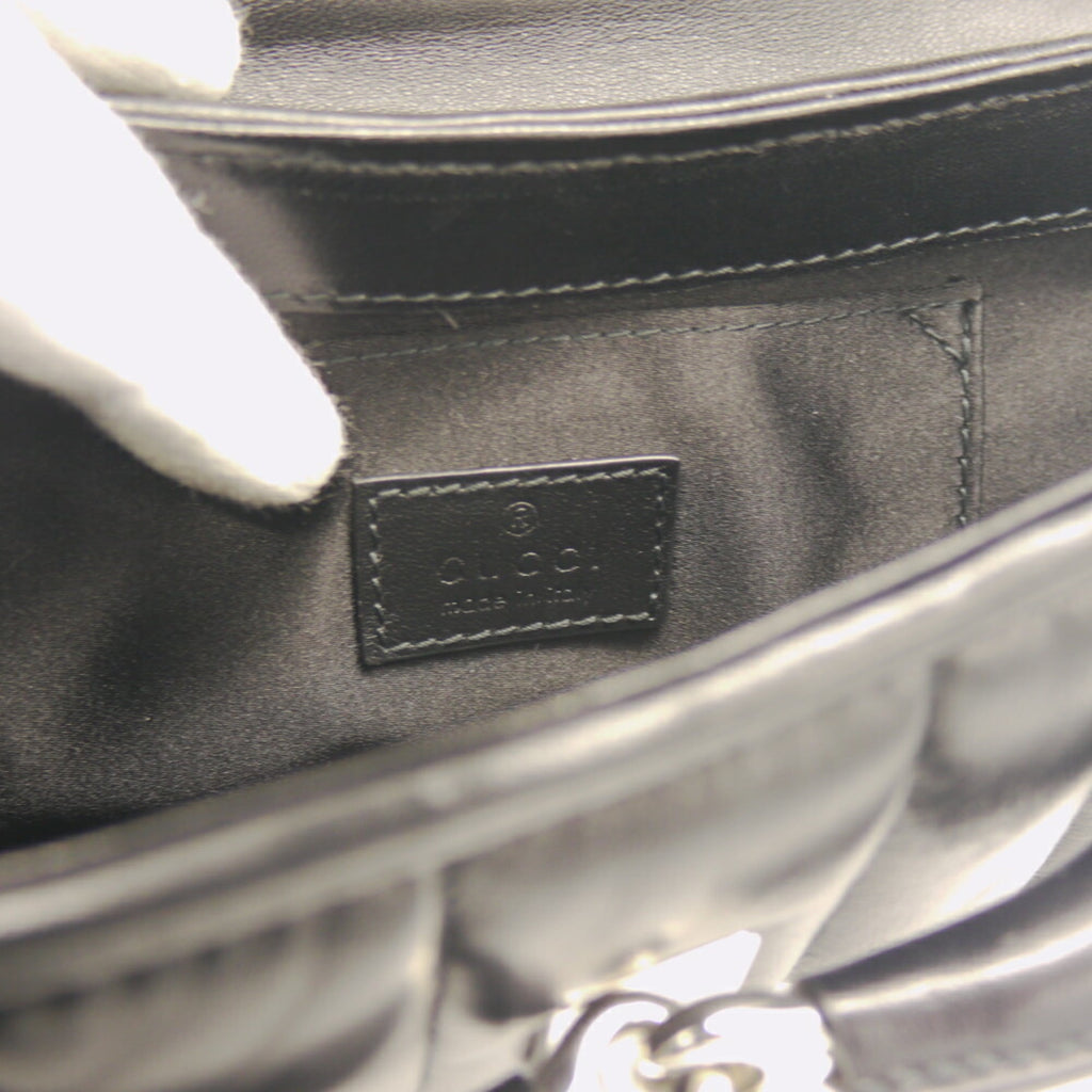 Gucci Black Leather Shoulder Bag (Pre-Owned)