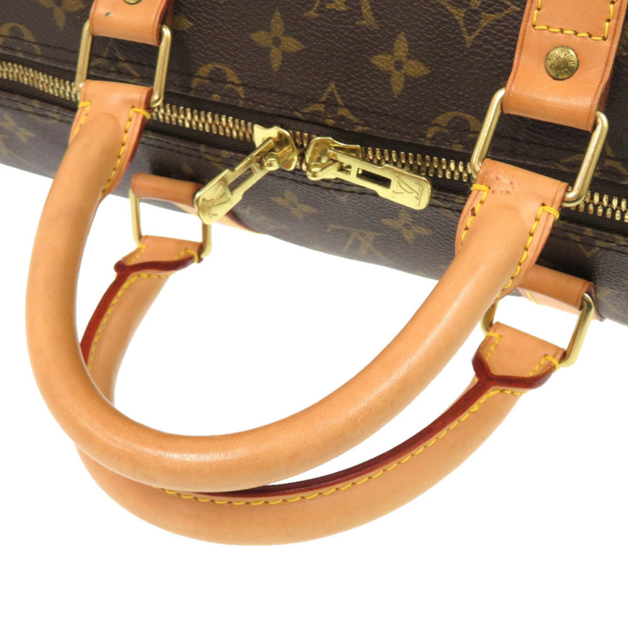 Louis Vuitton Brown Monogram Canvas Boston Bag