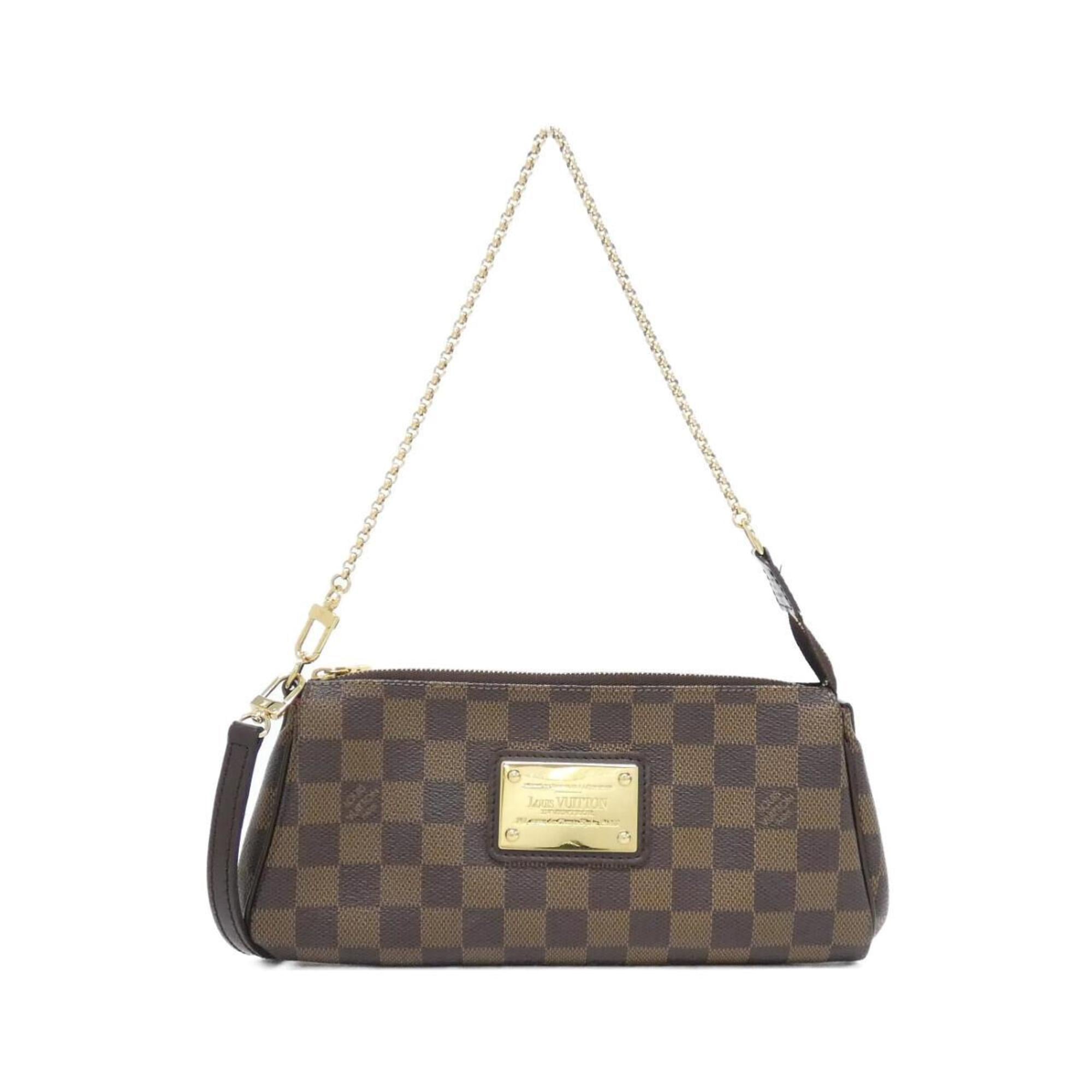 Louis Vuitton Brown Coated Canvas Shoulder Bag