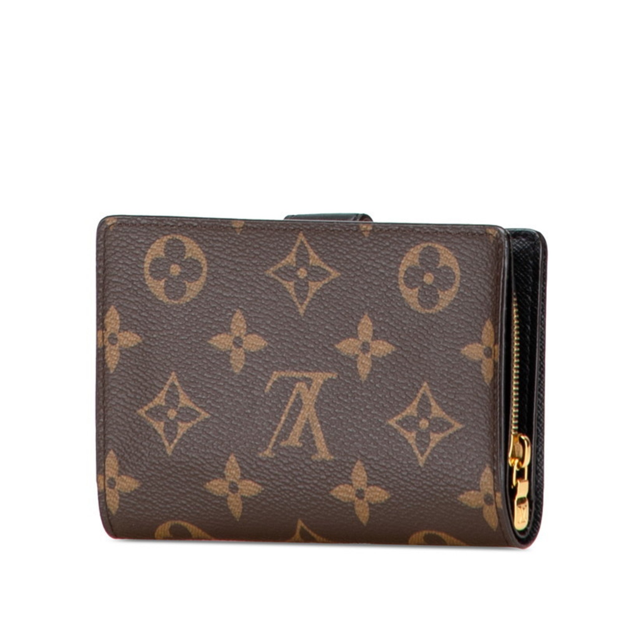 Louis Vuitton Brown Pvc Leather Wallet