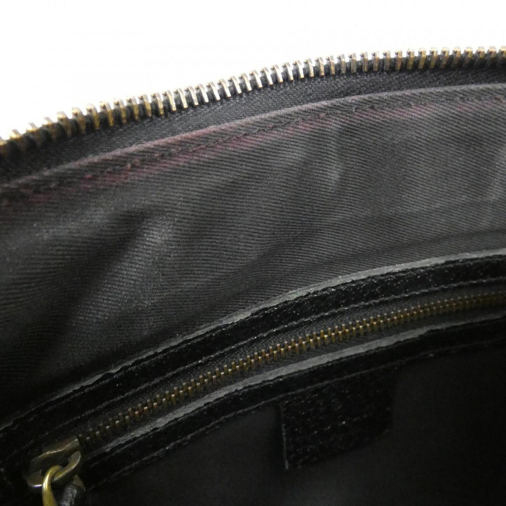 Gucci Black Gg Canvas Shoulder Bag (Pre-Owned)