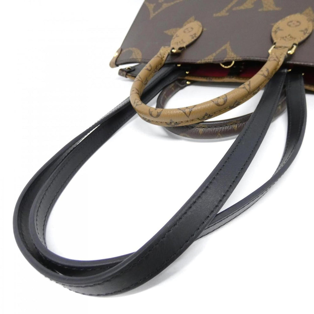 Louis Vuitton Marron Coated Canvas Handbag