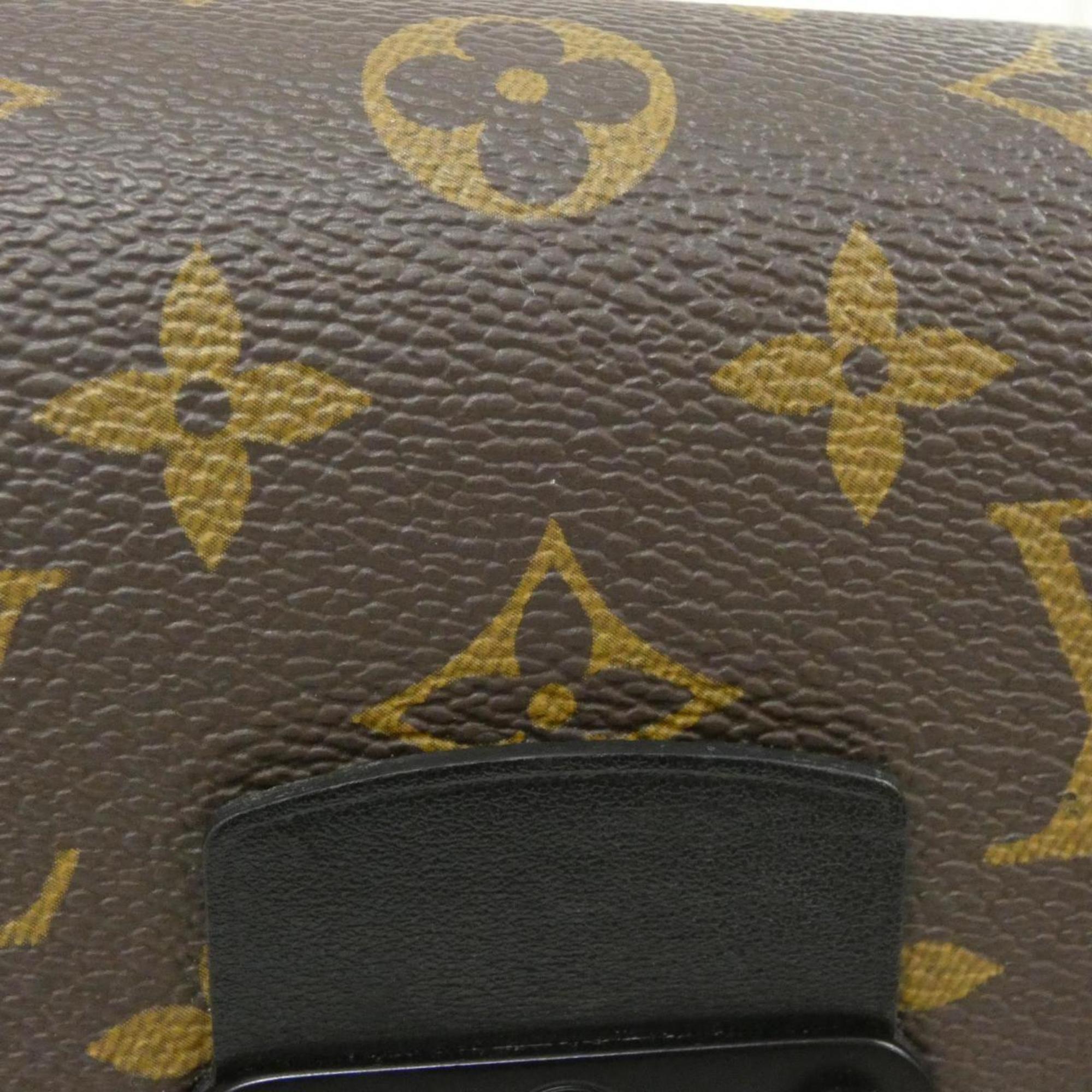 Louis Vuitton Black Marron Monogram Macassar Coated Canvas Shoulder Bag
