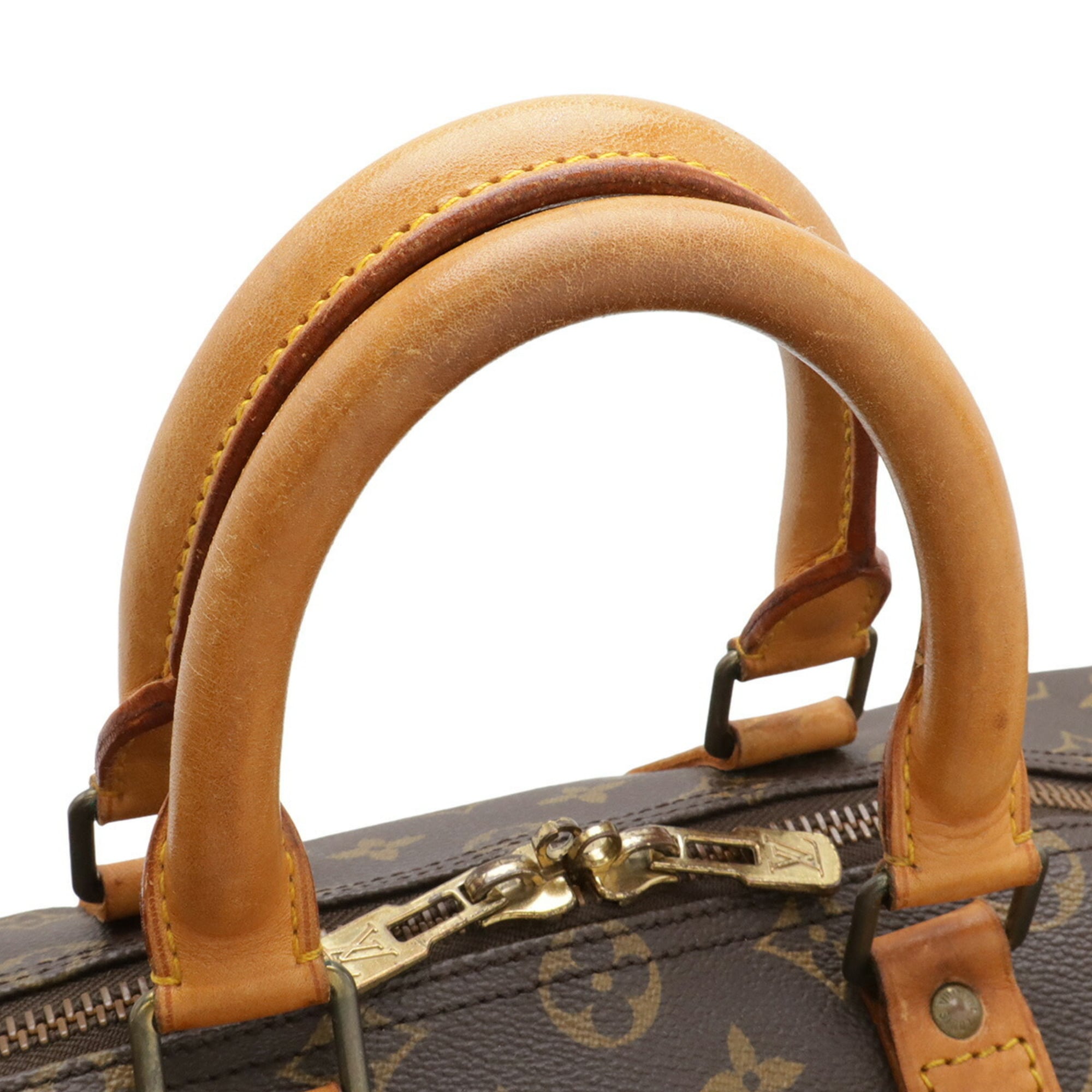 Louis Vuitton Brown Pvc Boston Bag Handbag