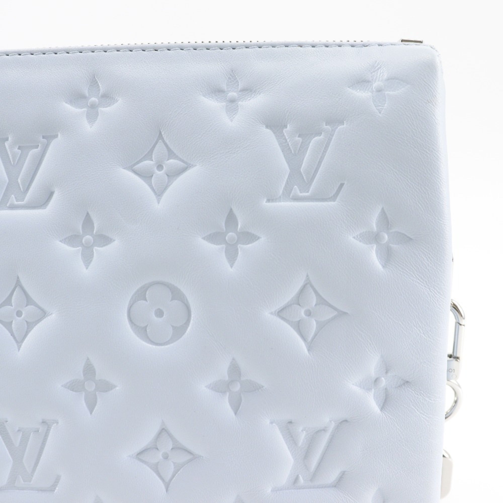 Louis Vuitton Light Blue Monogram Shoulder Bag