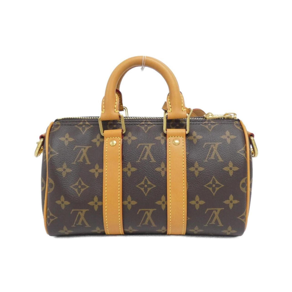 Louis Vuitton Marron Coated Canvas Boston Bag