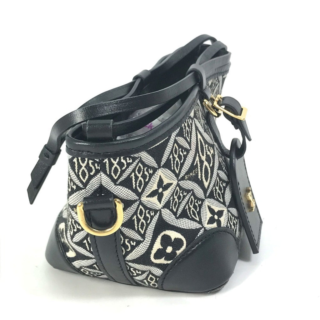 Louis Vuitton Black Noir Jacquard Pochette Shoulder Bag