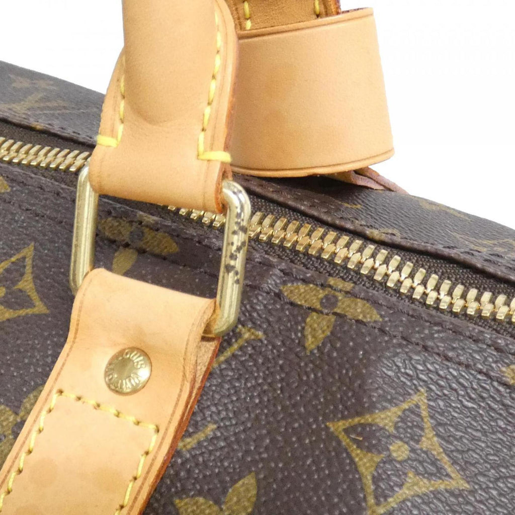 Louis Vuitton Marron Coated Canvas Boston Bag
