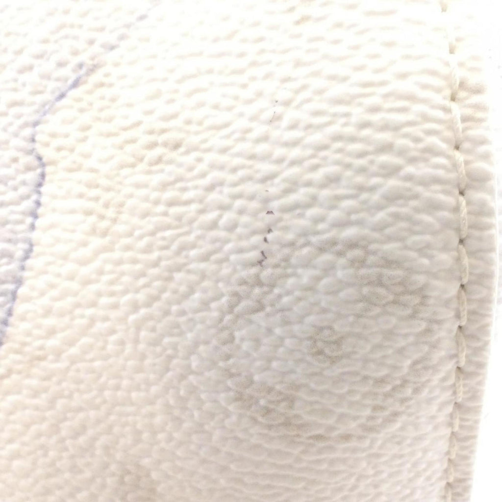 Louis Vuitton Monogram Blue Coated Canvas Boston Bag