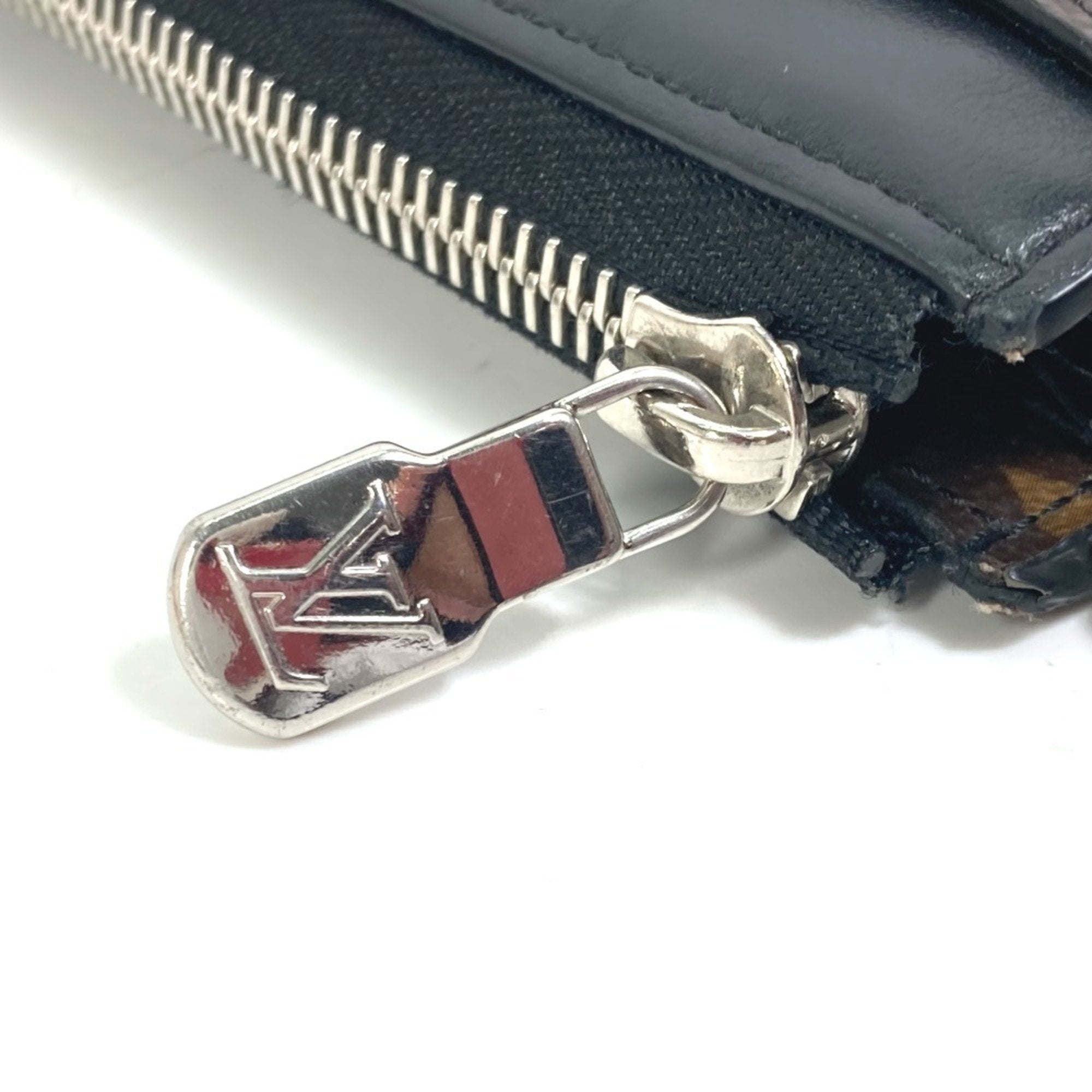 Louis Vuitton Monogram Macassar Black Brown Monogram Long Wallet