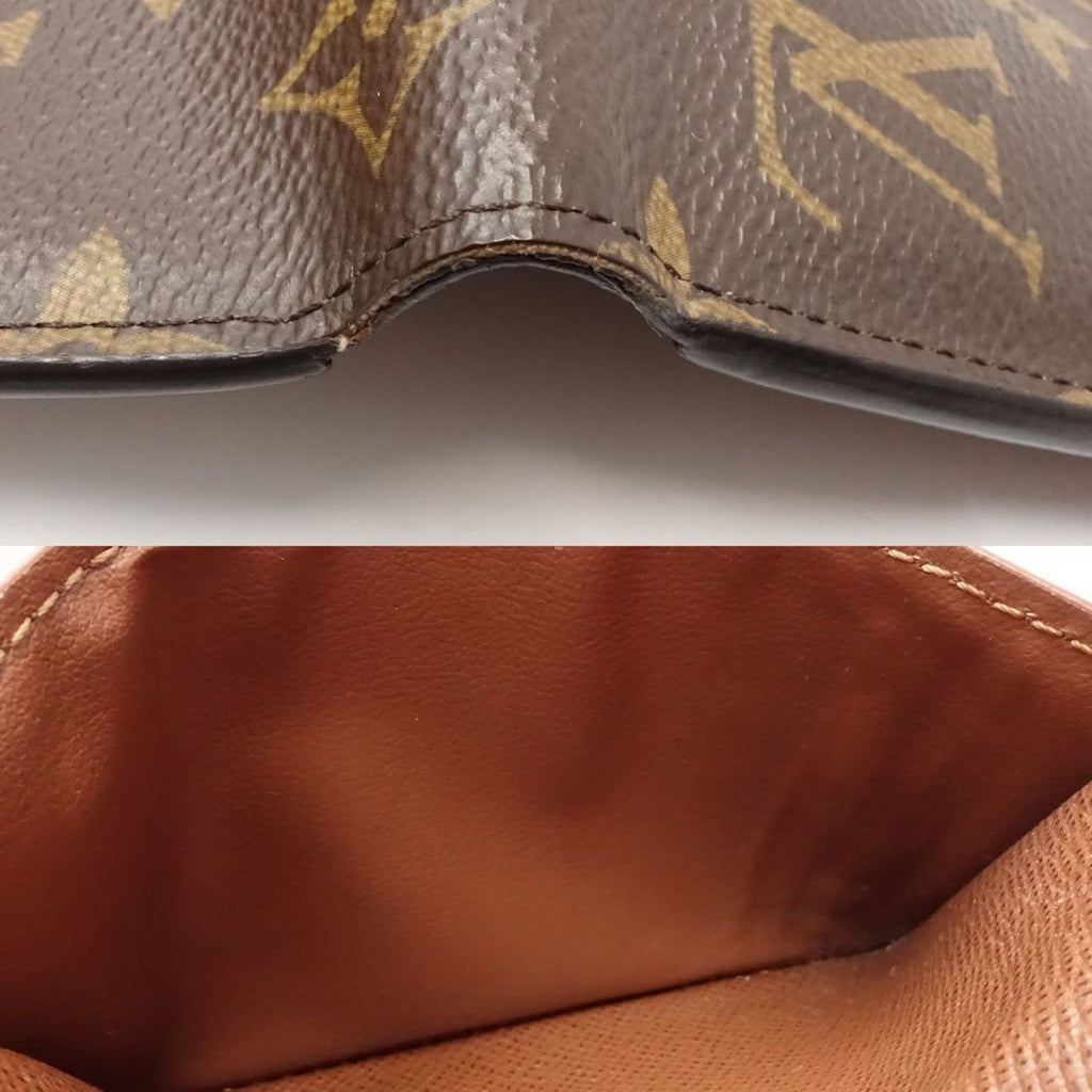 Louis Vuitton Brown Canvas Wallet (Tri-Fold)