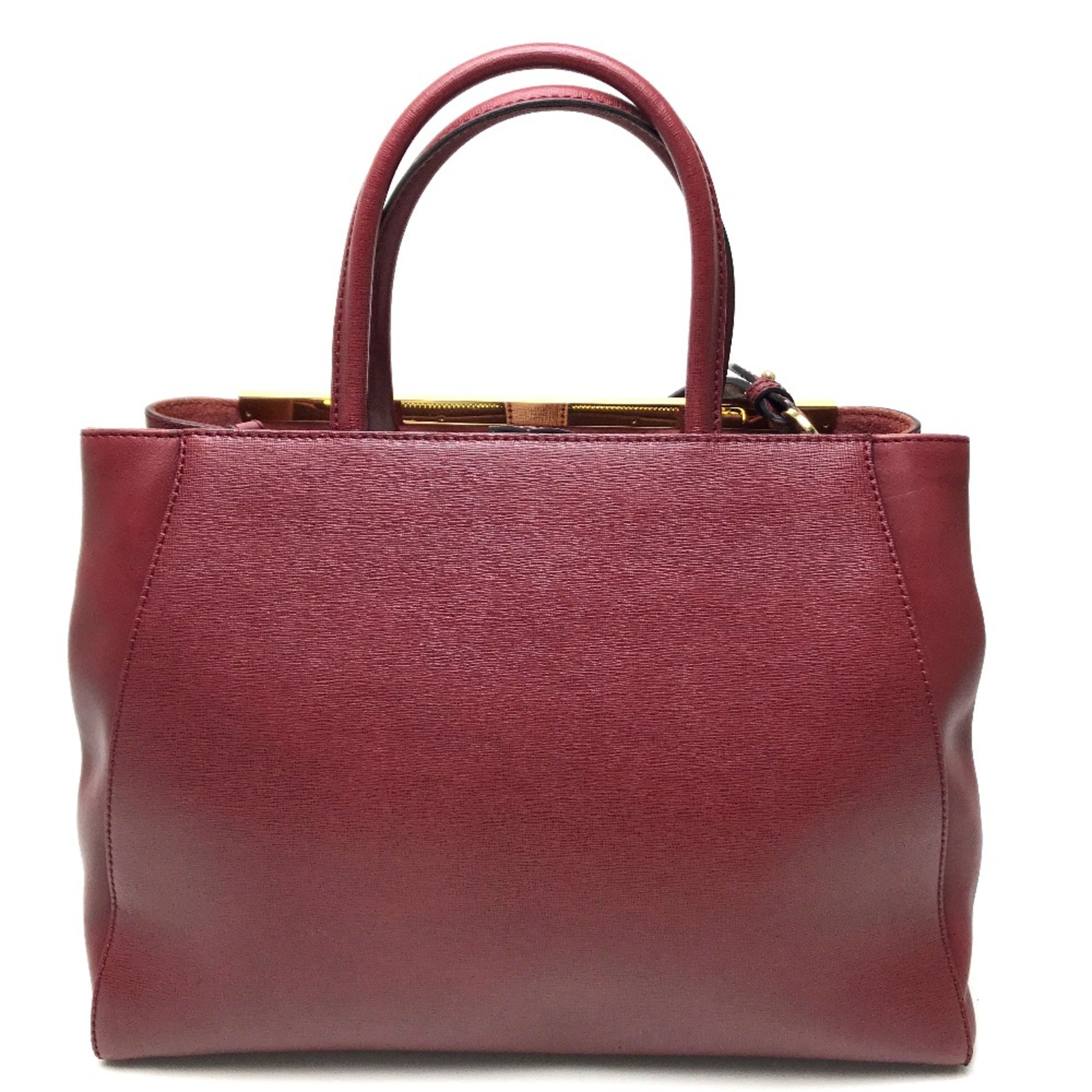 Fendi Red Leather Handbag