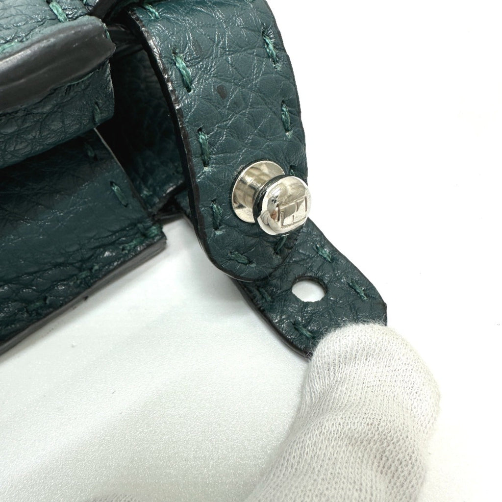 Fendi Blue Leather Briefcase