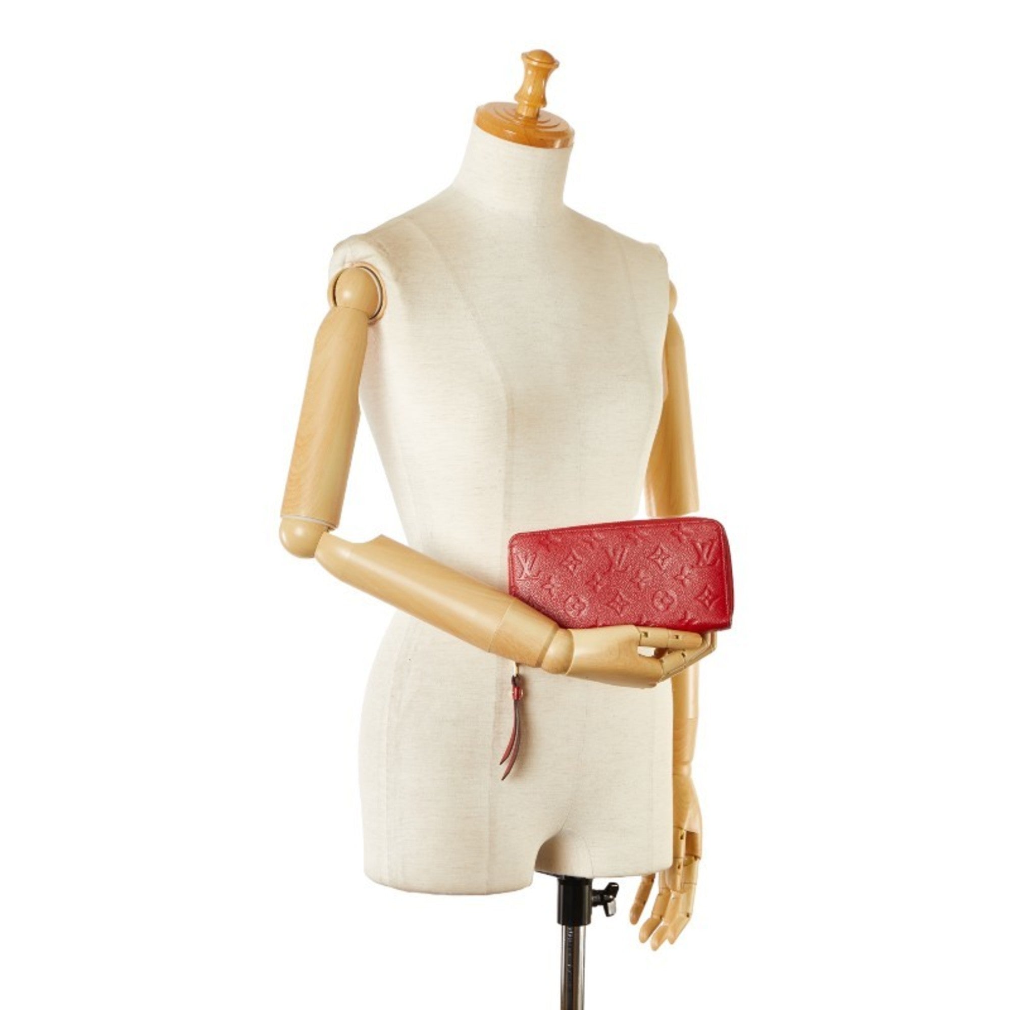 Louis Vuitton Auriane Red Color Leather Coin Purse/Coin Case