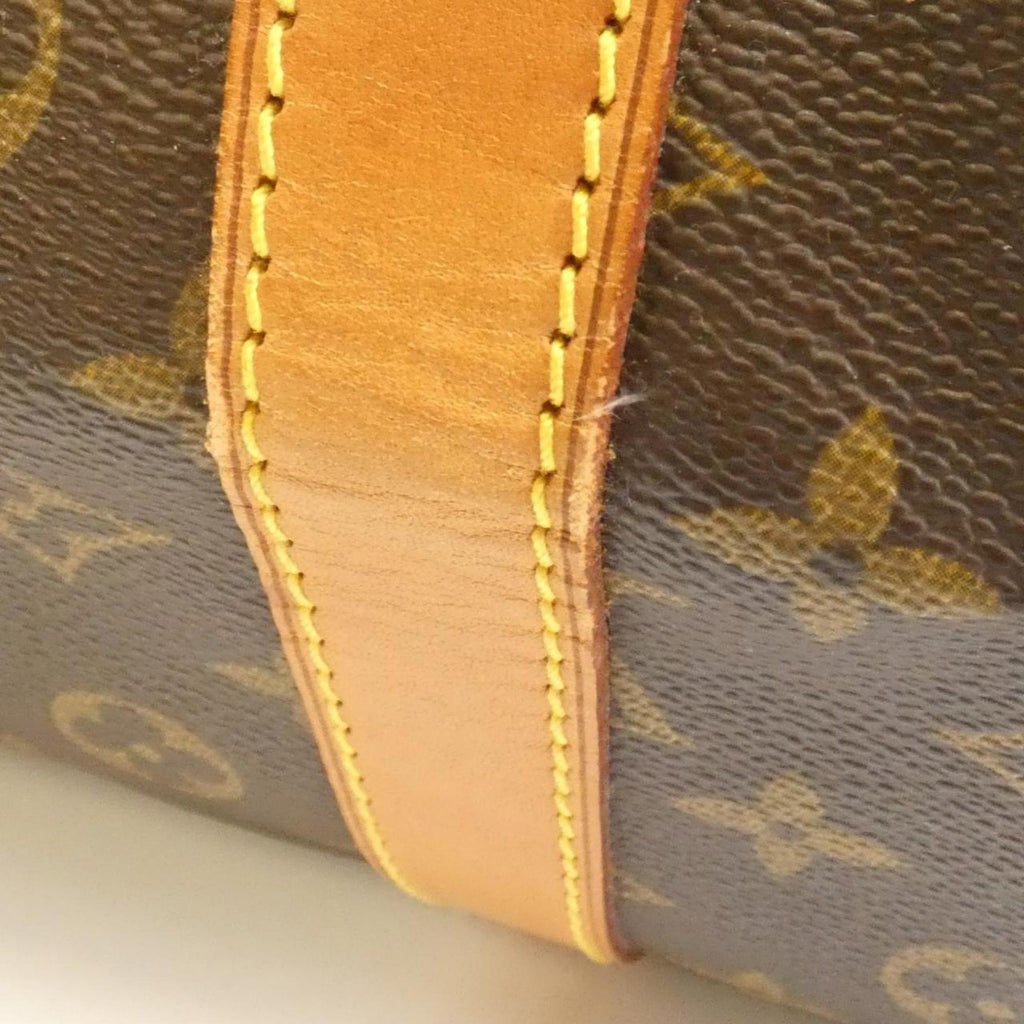 Louis Vuitton Marron Coated Canvas Boston Bag