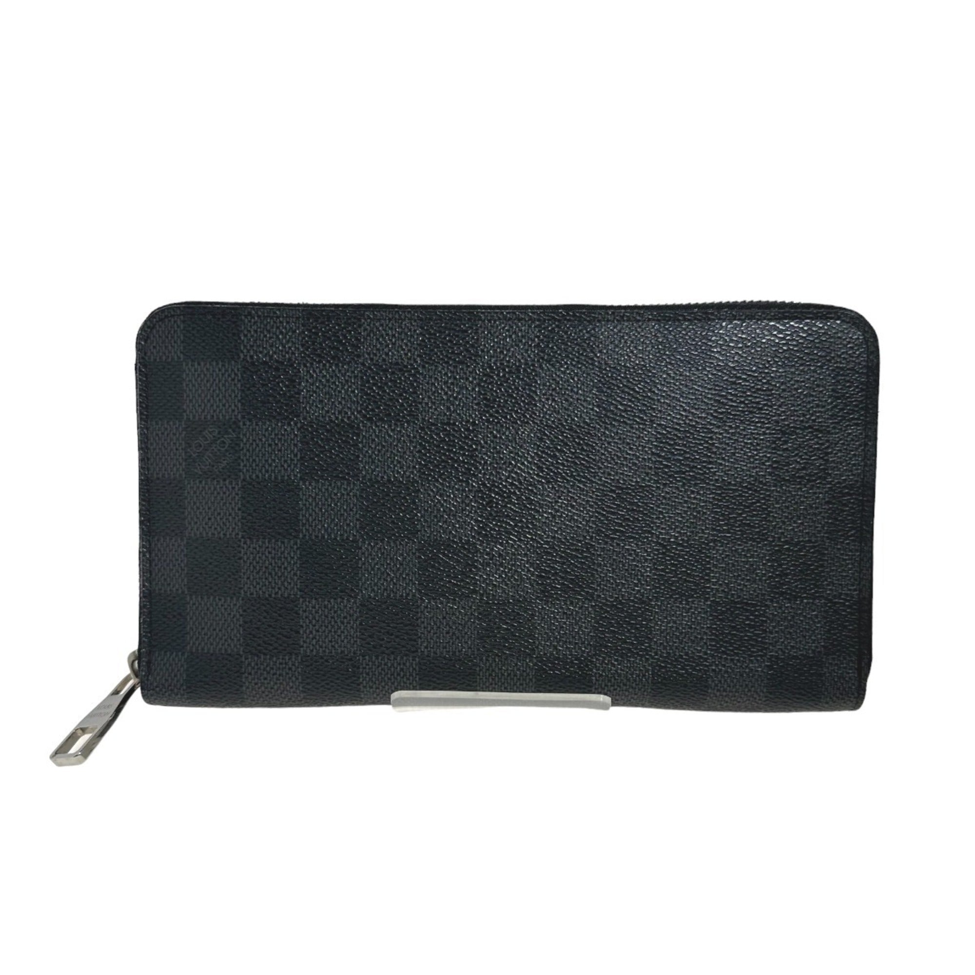 Louis Vuitton Black Damier Graphite Long Wallet