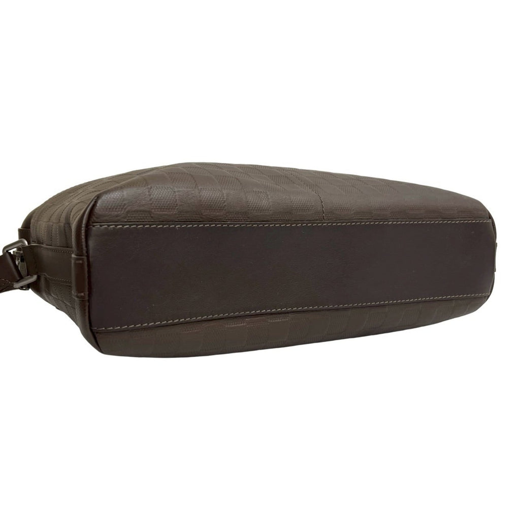 Louis Vuitton Brown Leather Shoulder Bag