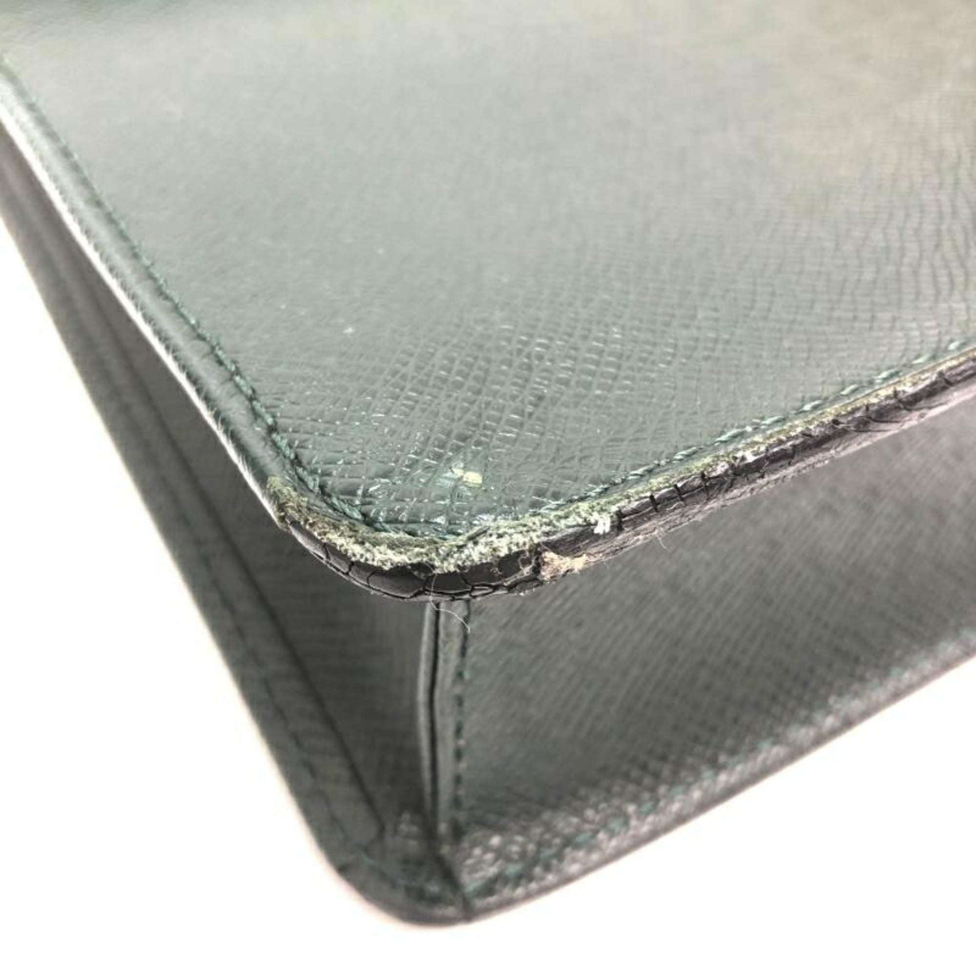 Louis Vuitton Taiga Green Briefcase