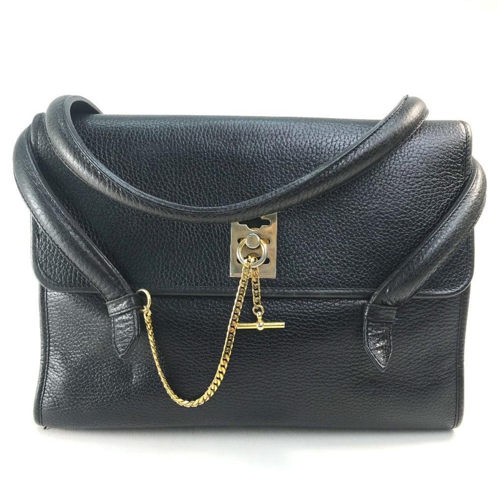 Celine Black Leather Handbag