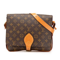 Louis Vuitton Brown Pvc Leather Shoulder Bag