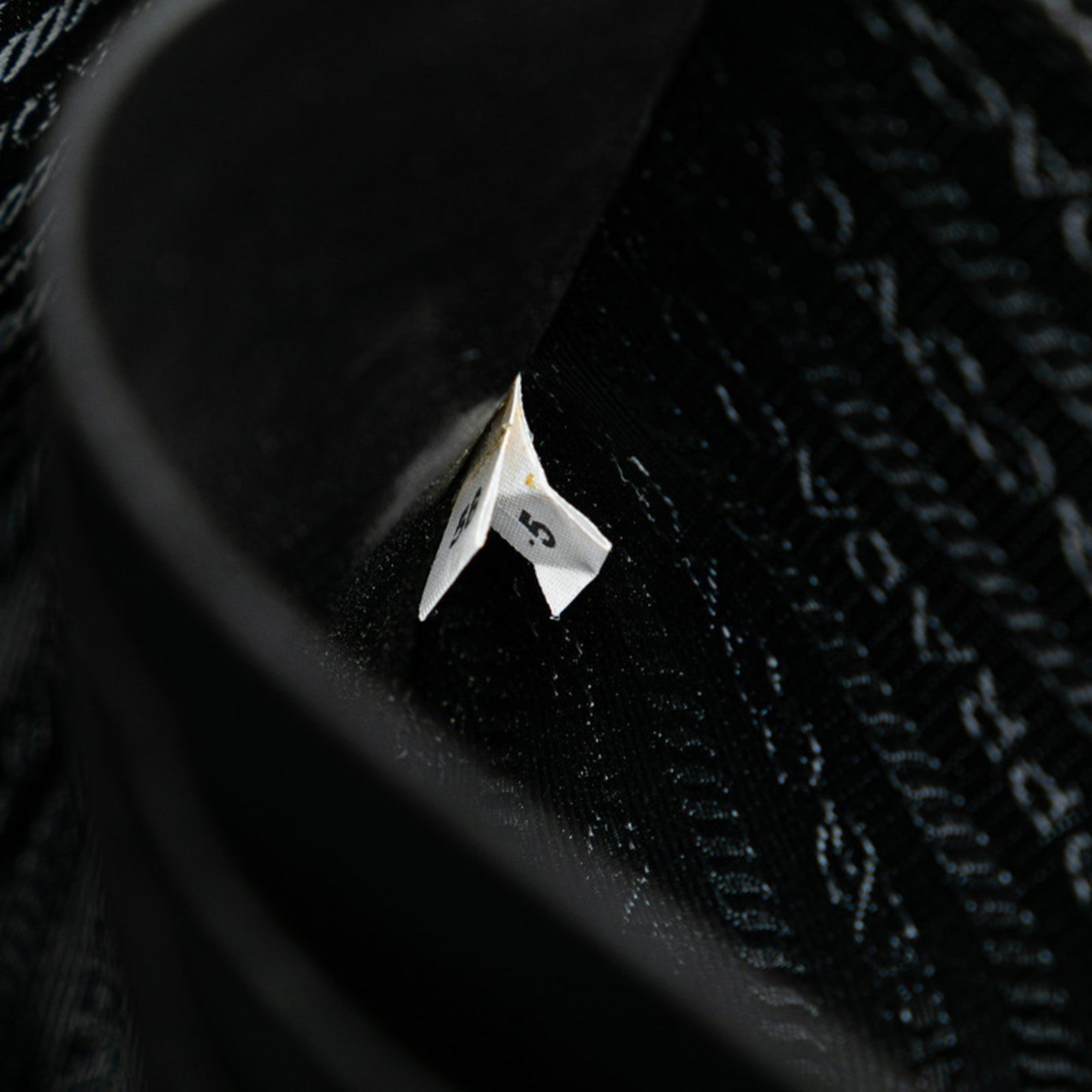 Prada Black Saffiano Triangle Clutch Bag