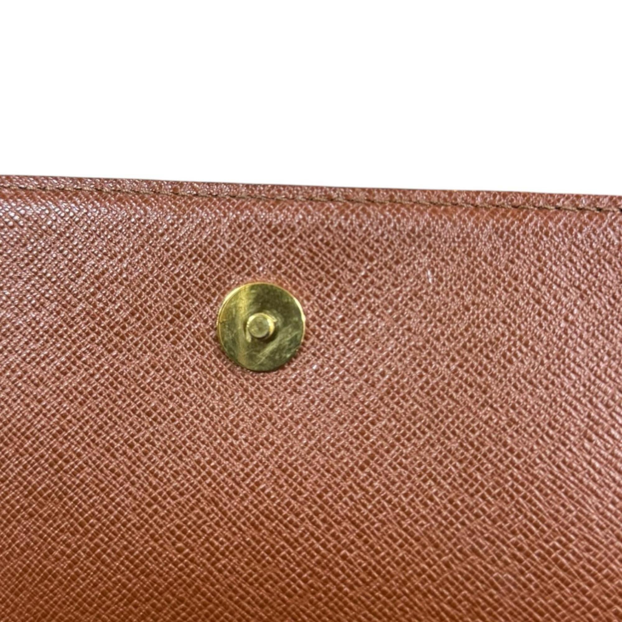 Louis Vuitton Brown Monogram Canvas Shoulder Bag