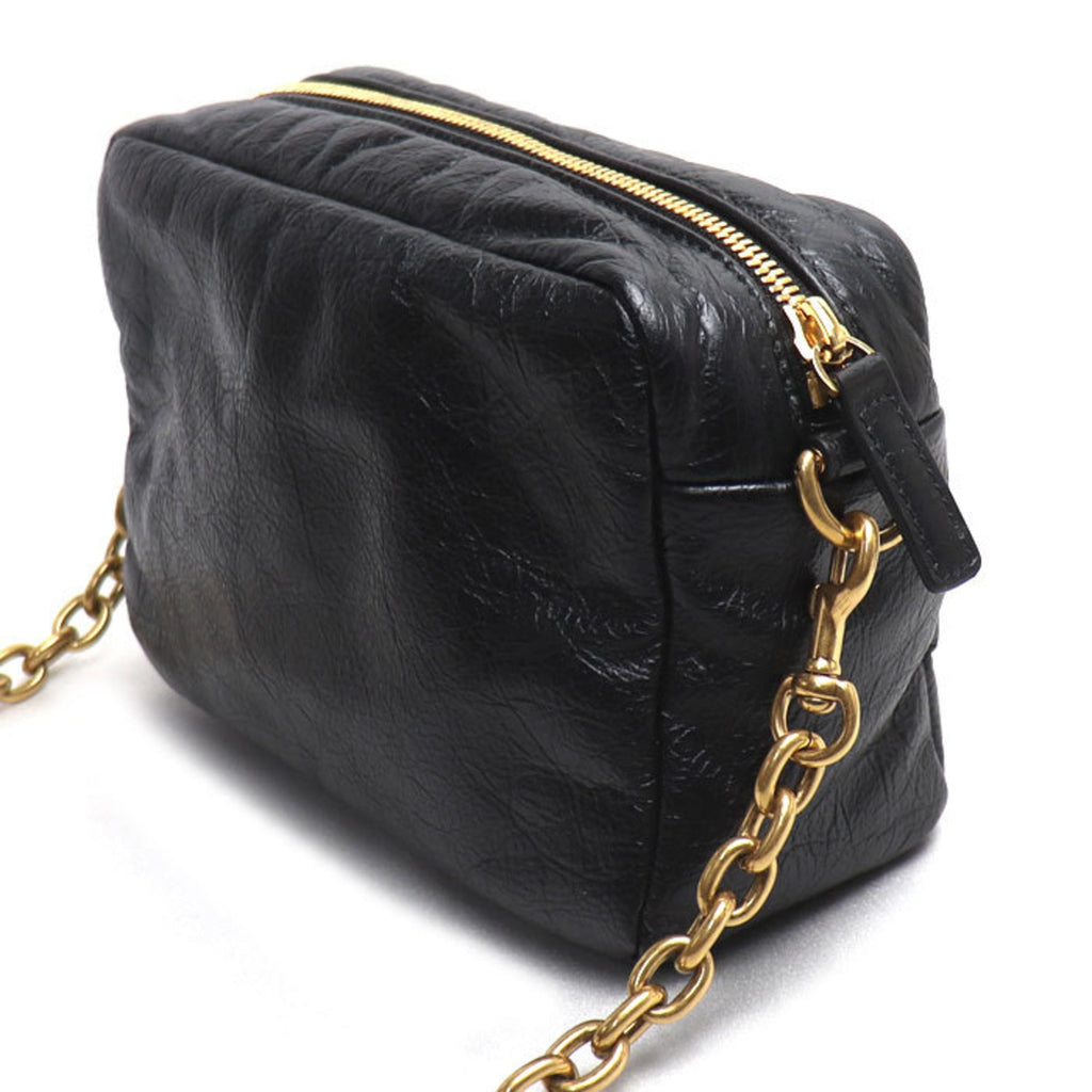 Balenciaga Black Leather Shoulder
