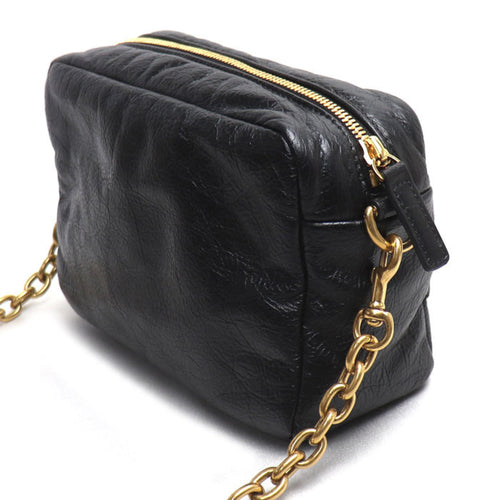 Balenciaga Black Leather Shoulder
