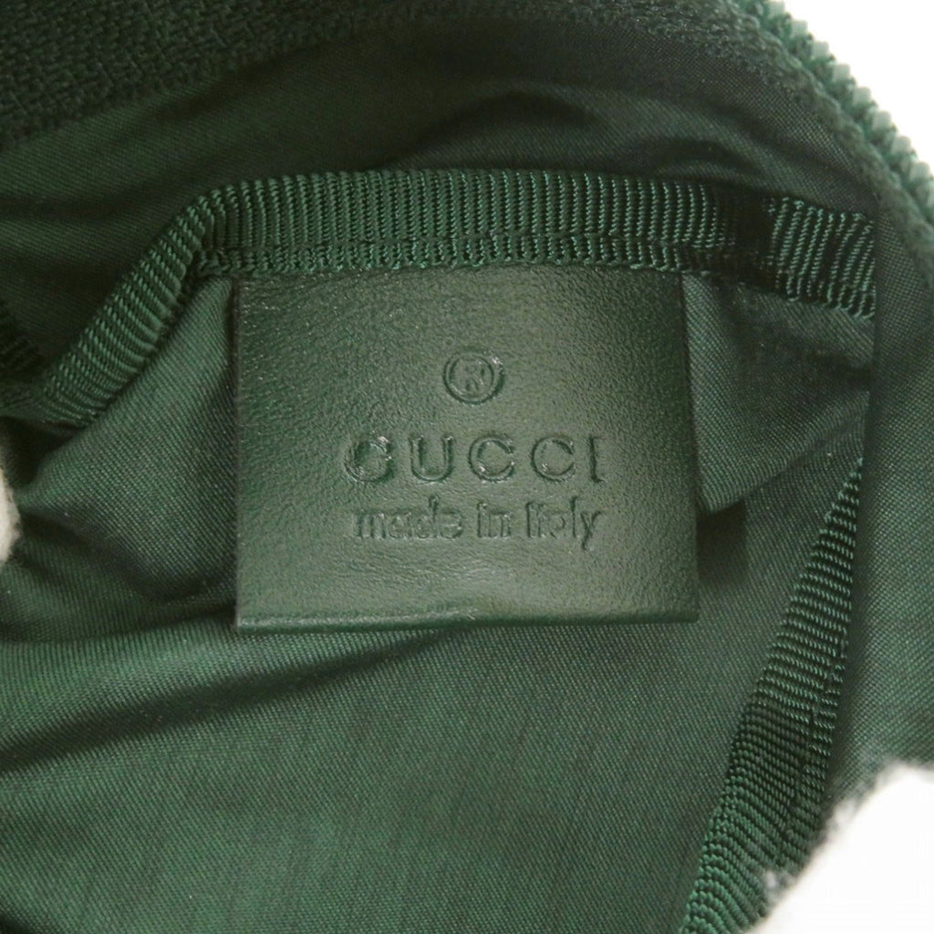 Gucci Green Nylon Handbag Pouch (Pre-Owned)