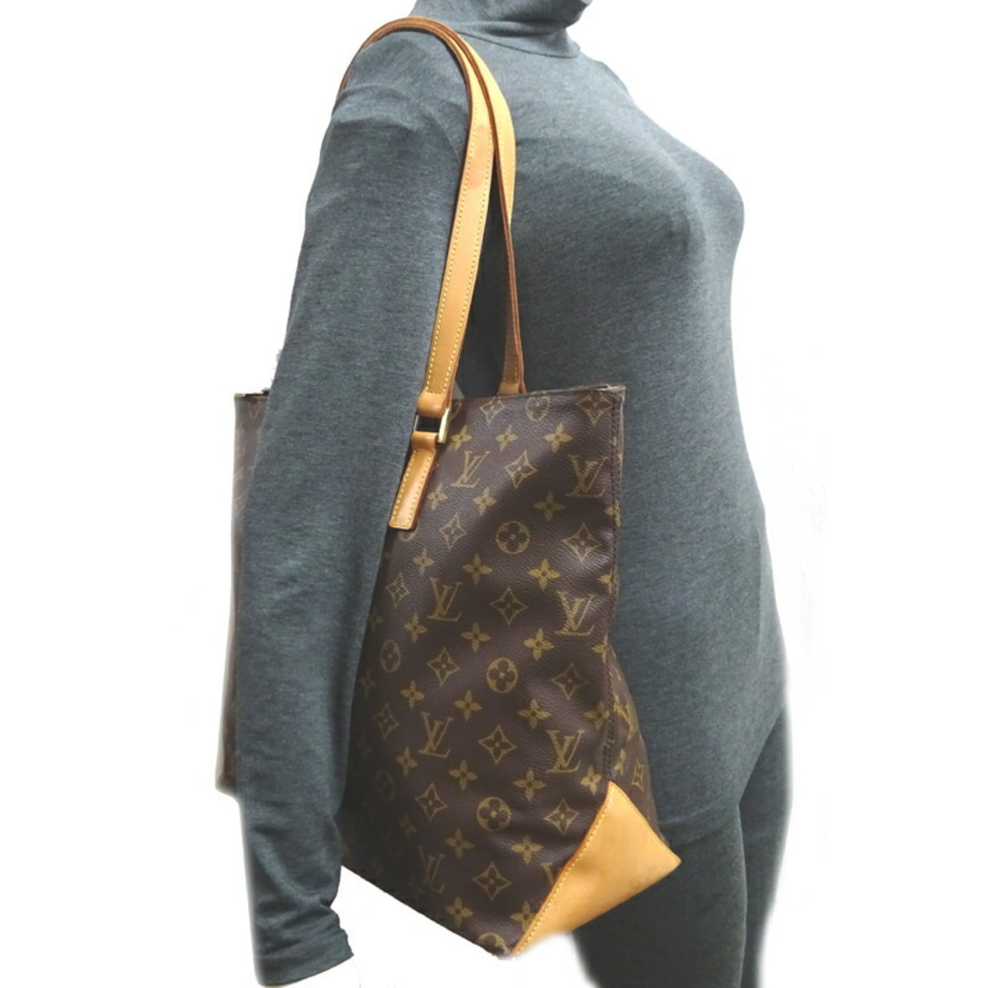 Louis Vuitton Cabas Mezzo Women's Tote Bag M51151 Monogram Br