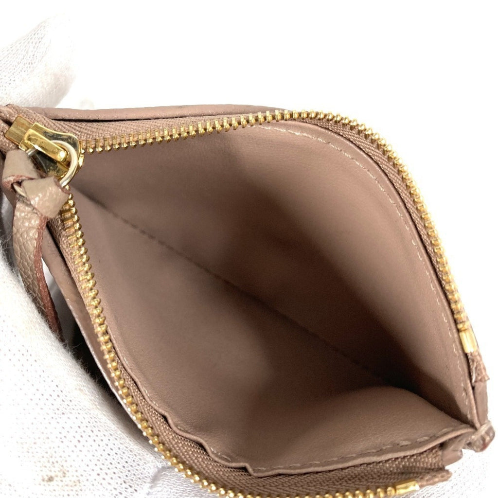 Louis Vuitton Beige Monogram Empreinte Wallet (Tri-Fold)