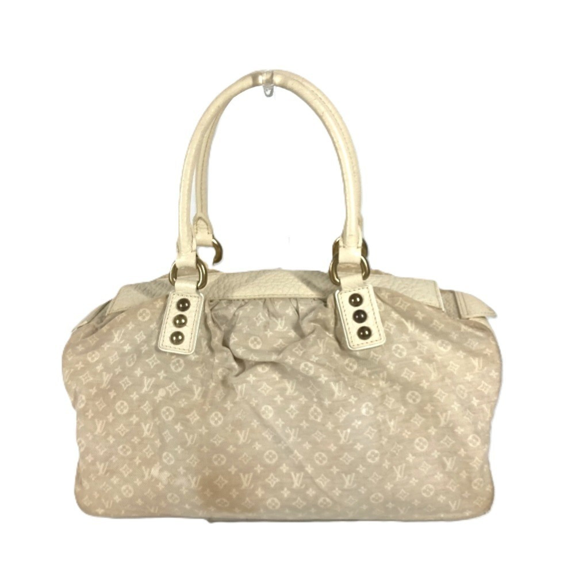 Louis Vuitton Monogram Mini Beige Gris Monogram Mini Boston Bag Handbag Shoulder Bag