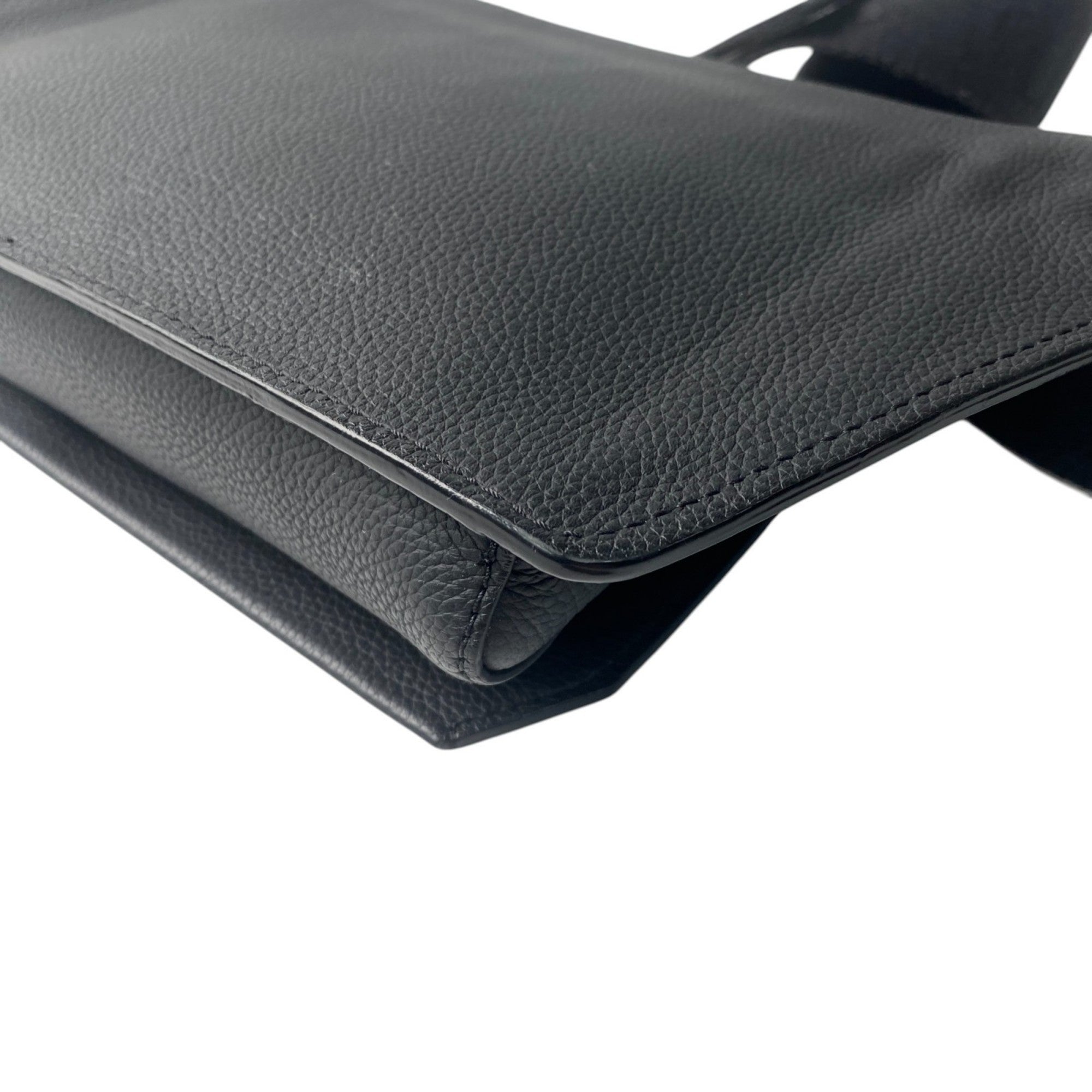 Louis Vuitton Black Leather Sling Bag
