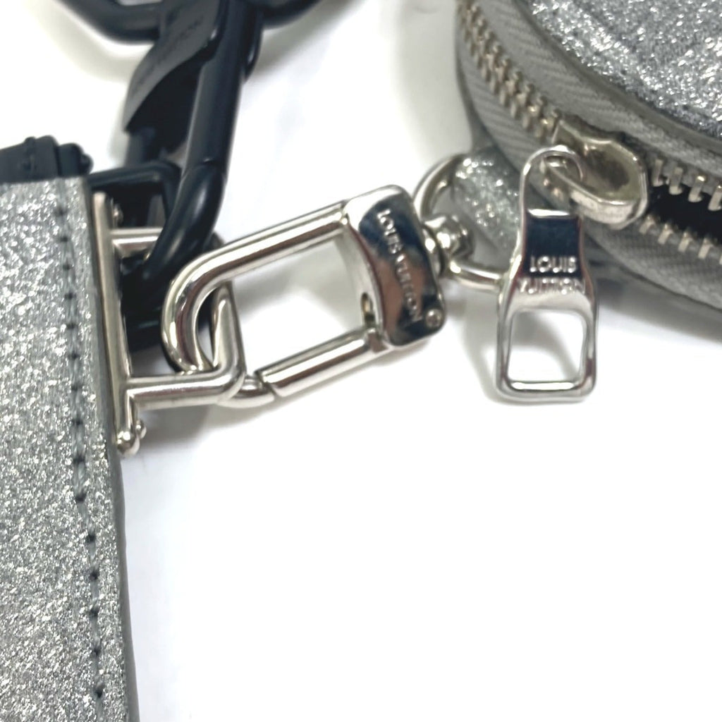 Louis Vuitton Black Silver Leather Shoulder Bag