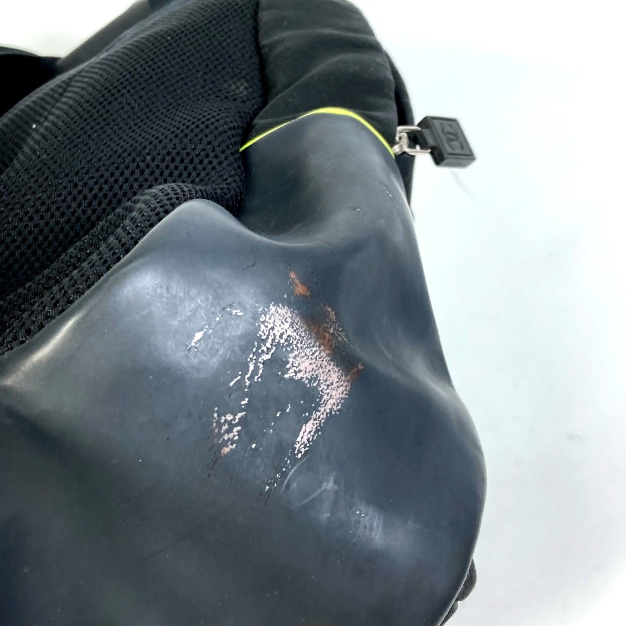 Chanel Black Cloth Backpack