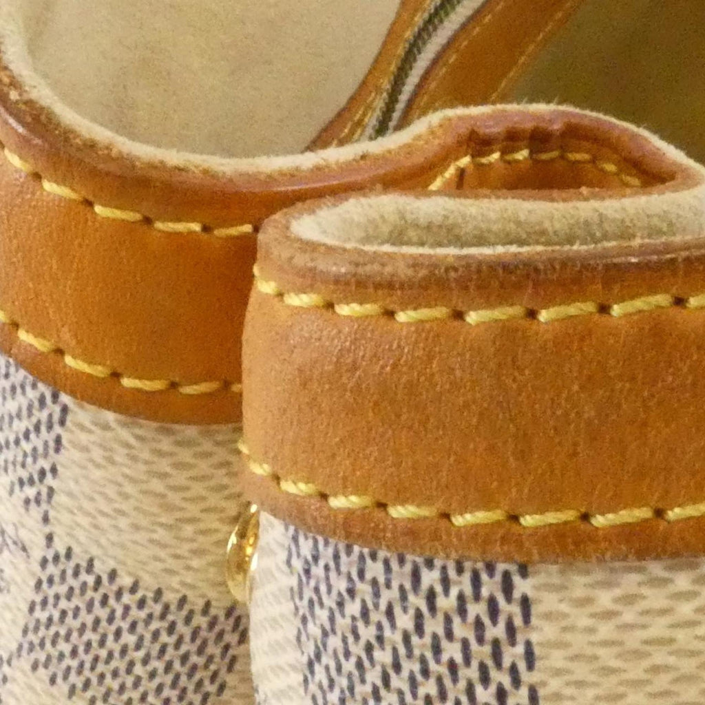 Louis Vuitton Damier Azur Azur Coated Canvas Handbag