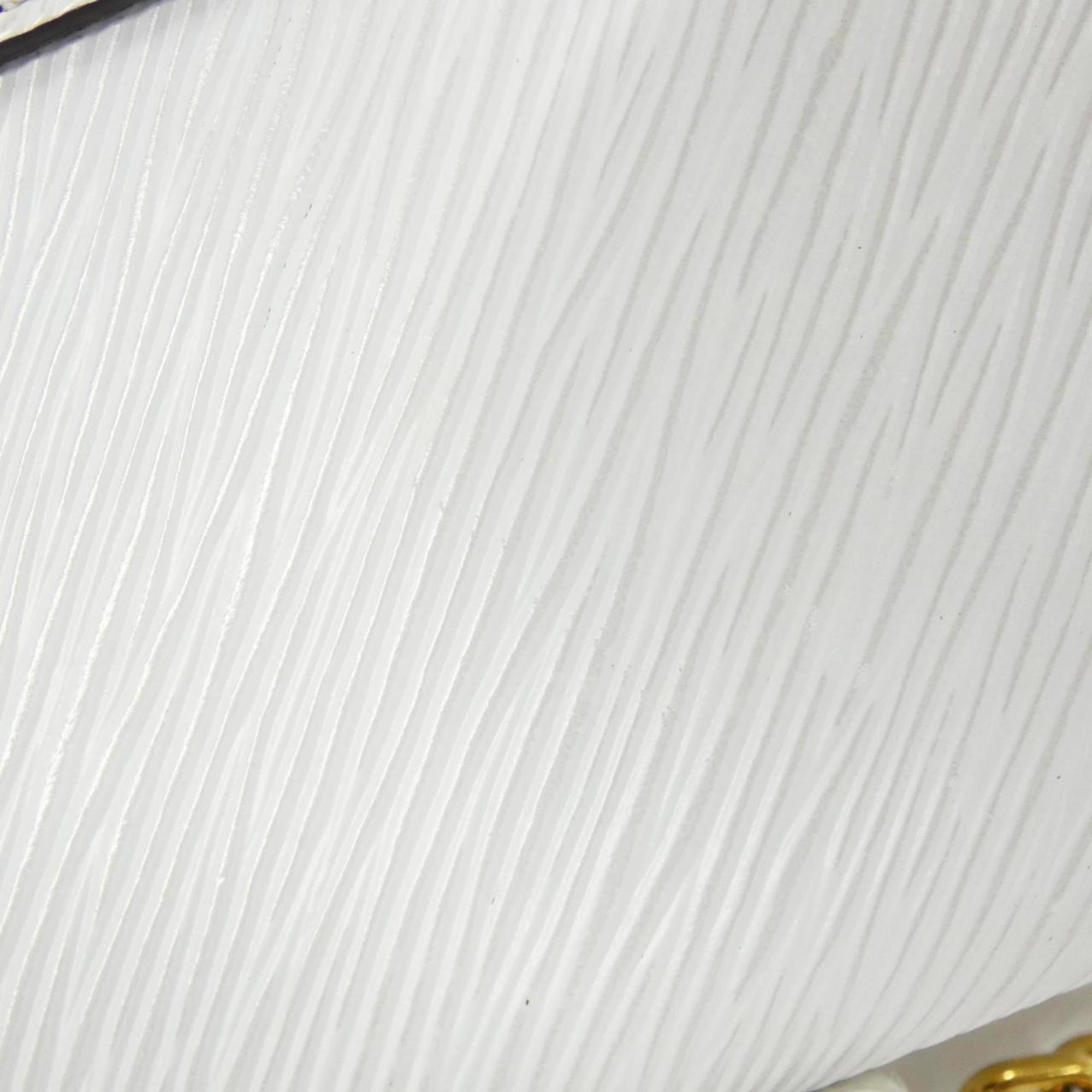 Louis Vuitton Blanc Leather Shoulder Bag