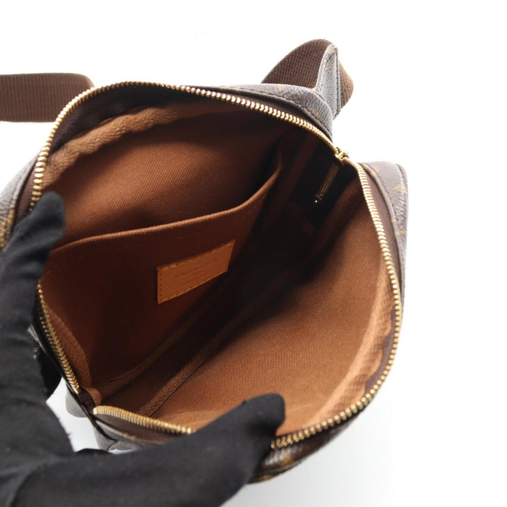 Louis Vuitton Brown Pvc Coated Canvas Leather Fanny Pack