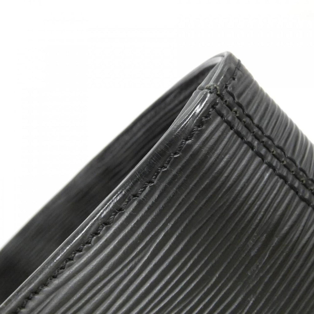 Louis Vuitton Black Leather Handbag