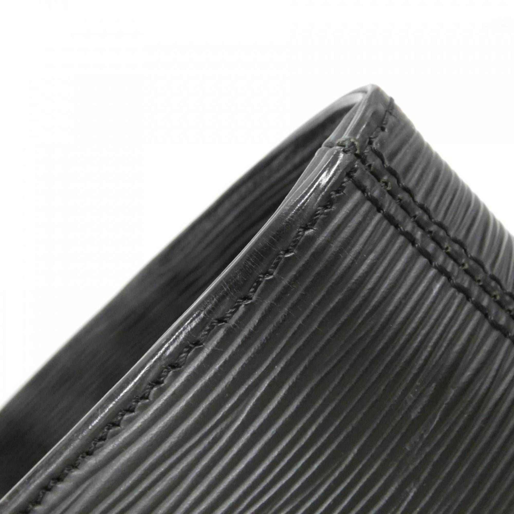 Louis Vuitton Black Leather Handbag