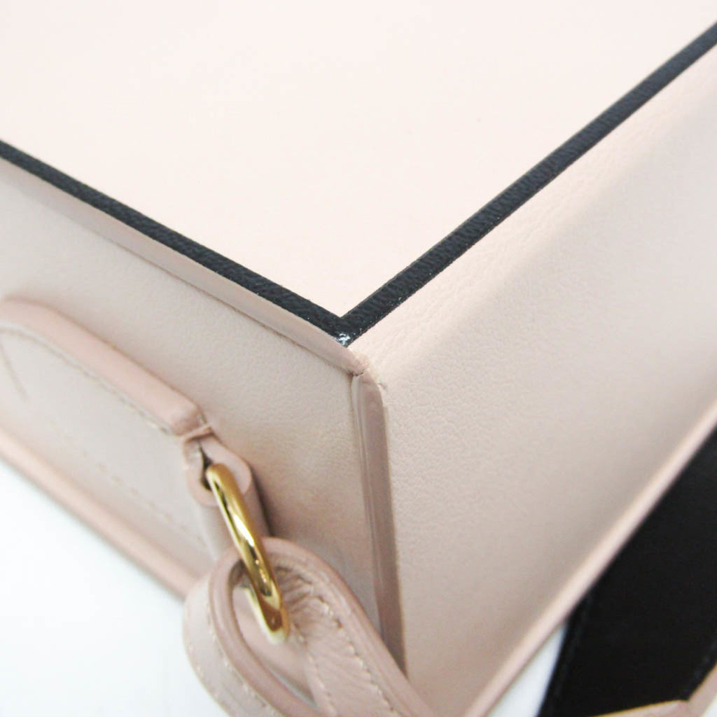 Fendi Pink Leather Shoulder Bag