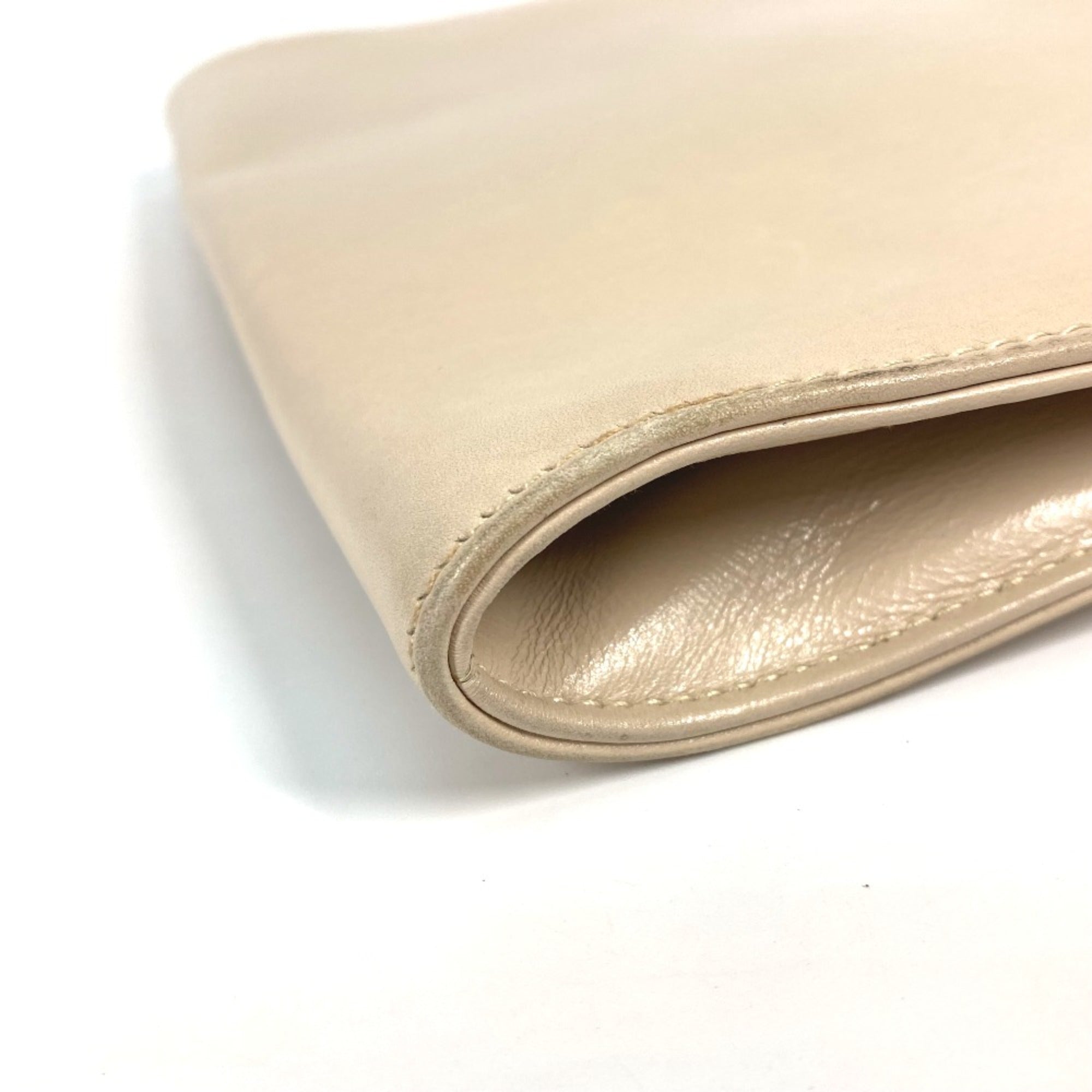 Celine Beige Leather Shoulder Bag