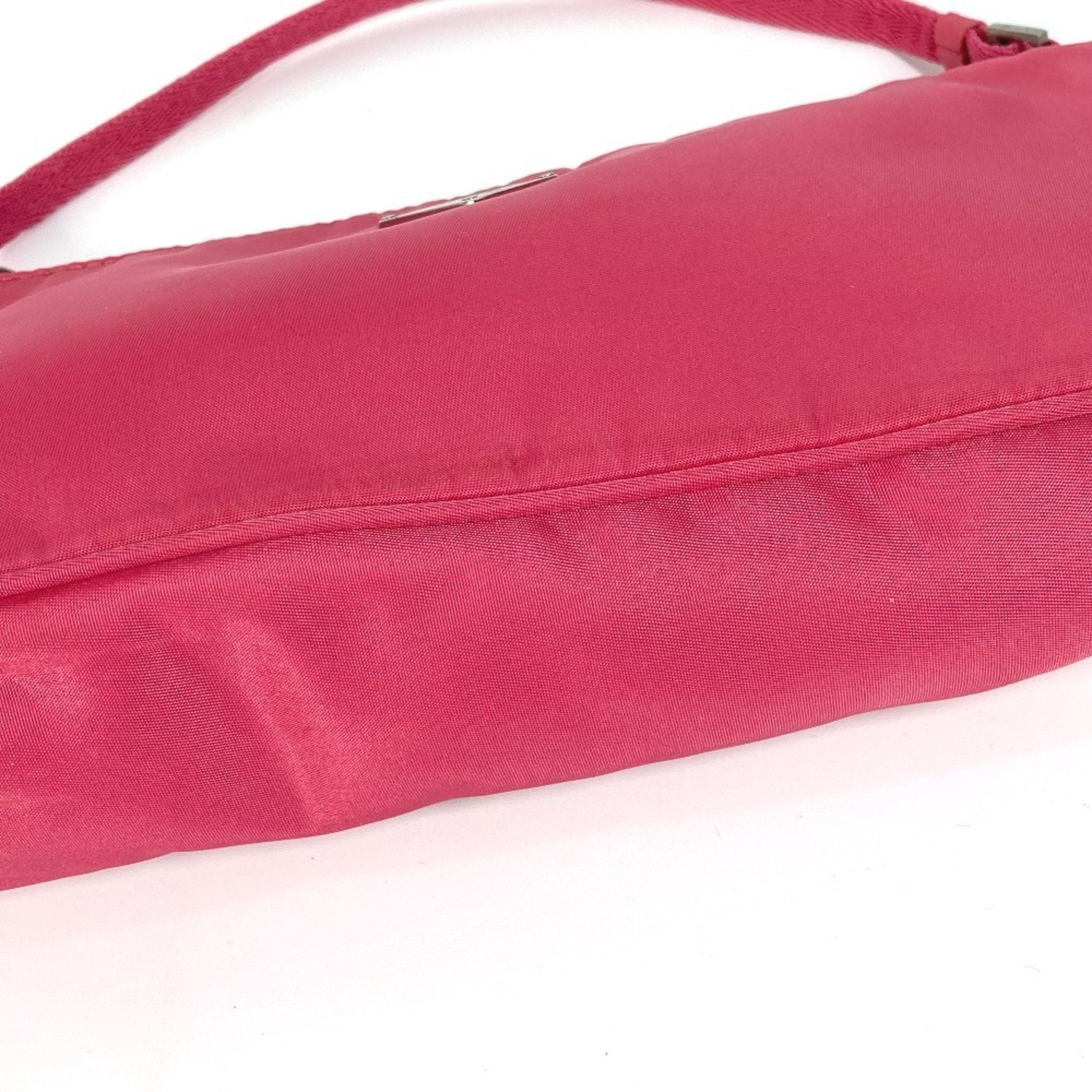 Prada Pink Nylon Handbag Shoulder Bag