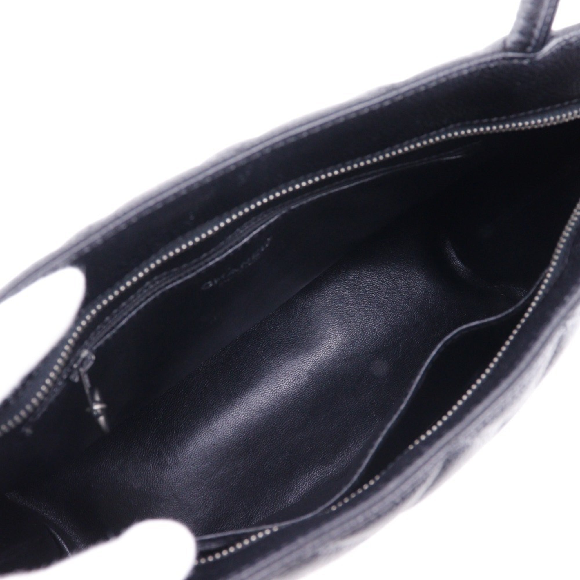 Chanel Caviar Skin Black Caviar Leather Tote Bag
