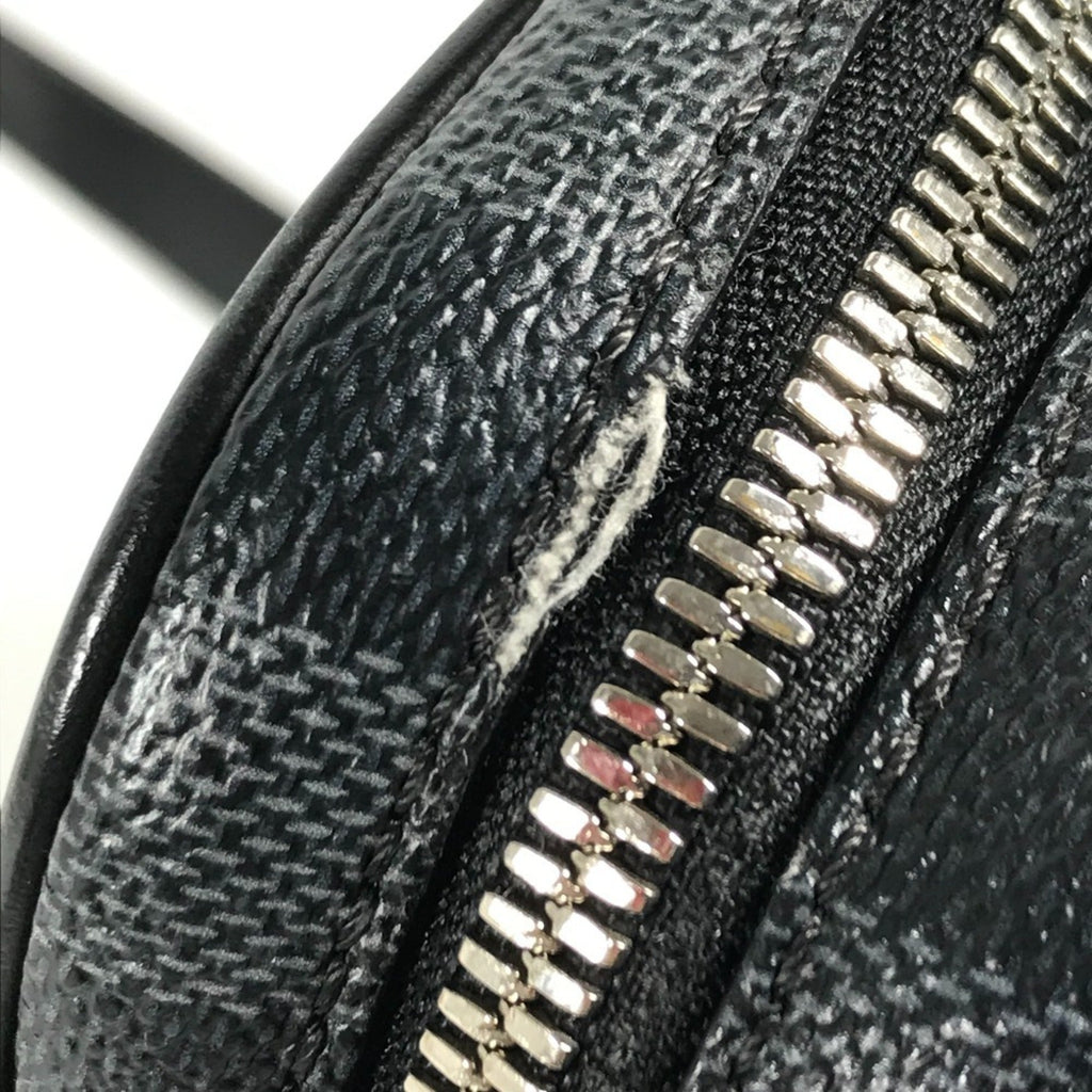 Louis Vuitton Black Damier Graphite Pochette Shoulder Bag