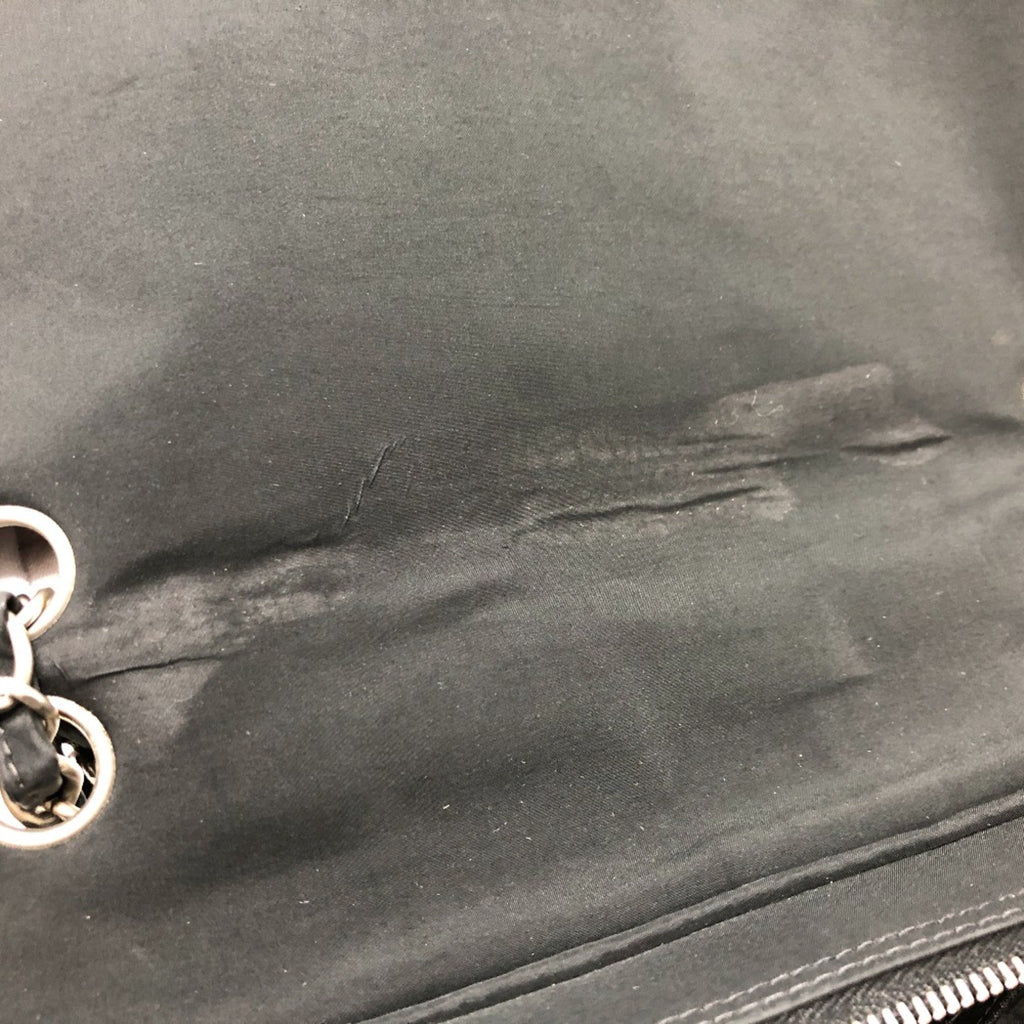 Chanel Black Cloth Shoulder Bag