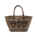 Louis Vuitton Brown Coated Canvas Handbag