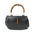 Gucci Black Leather Handbag (Pre-Owned)
