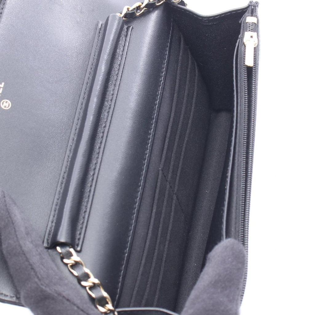 Chanel Black Leather Handbag Shoulder Bag