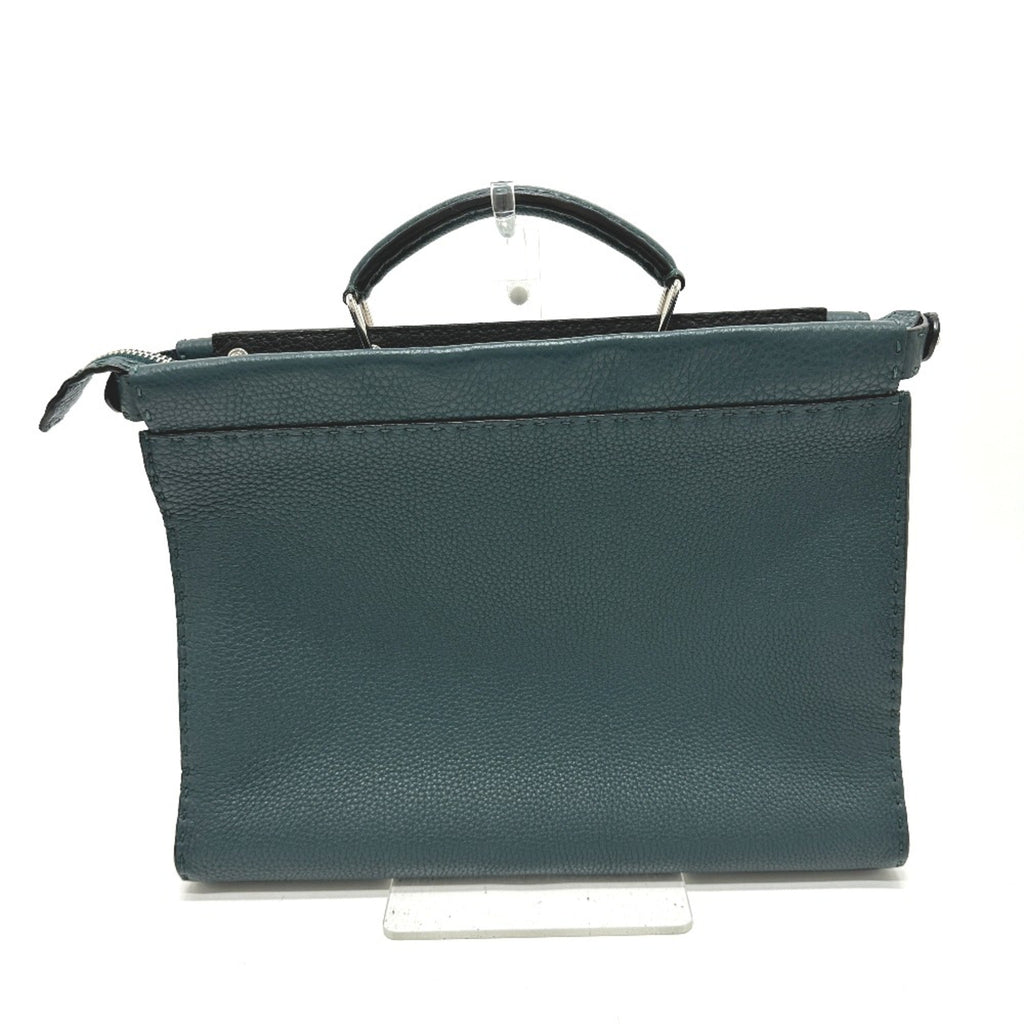 Fendi Blue Leather Briefcase